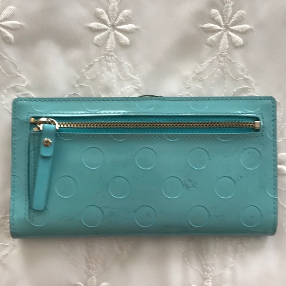Kate Spade ♠️ Turquoise Wallet 👛 - Picture 2 of 3